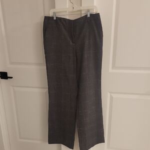New York & Company Charcoal Checkered Pants
